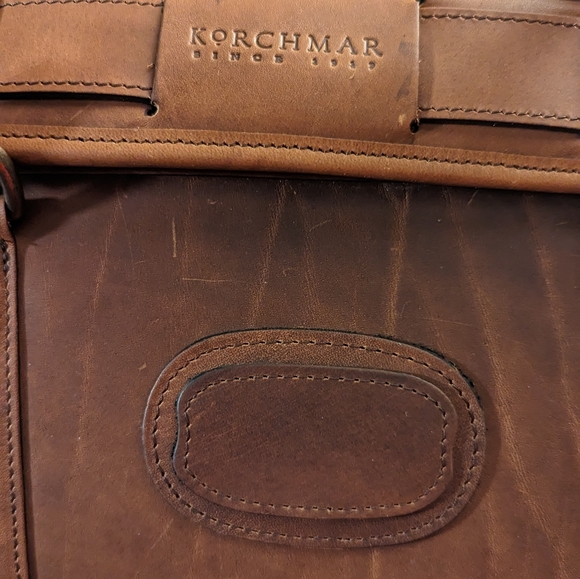 Korchmar Twain 22" Leather Weekender (Espresso color) - Picture 9 of 16